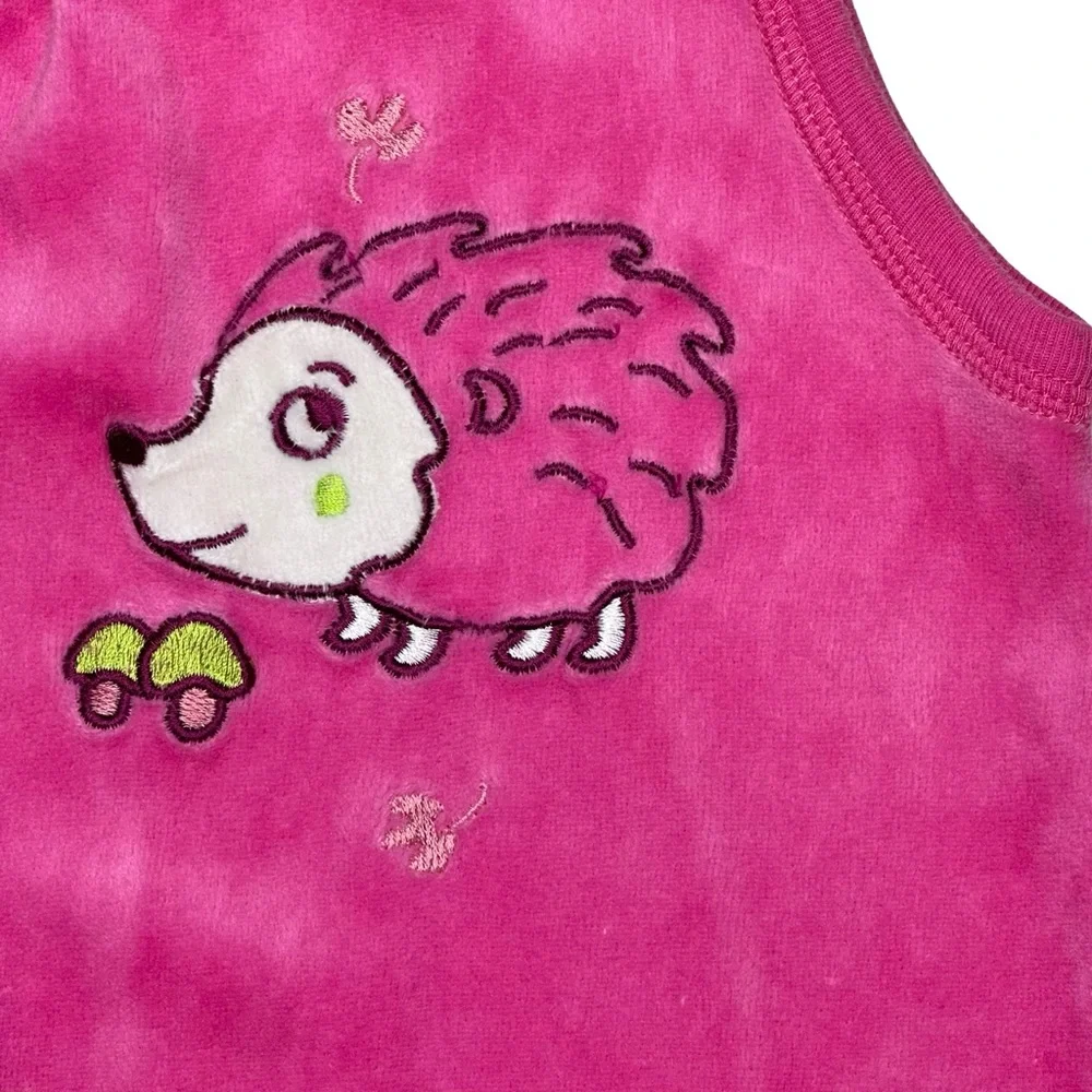 Tutta Velour Hedgehog‎ Romper